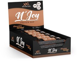 XXL Nutrition N'Joy Protein Bar - Chocolade Caramel - Eiwitreep - 15 - 15 stuks