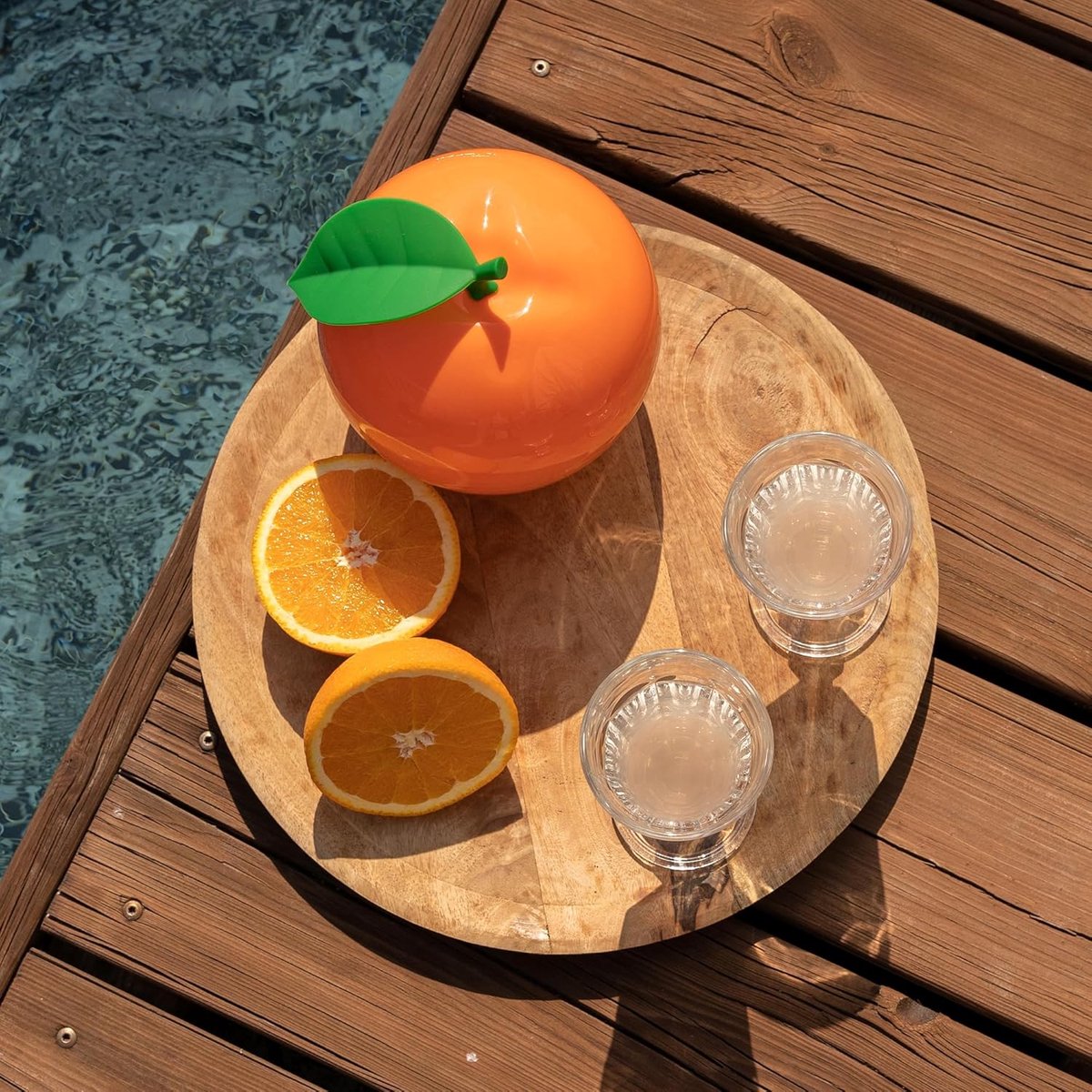 IJsemmer - Oranje - Dubbelwandig - Luchtdicht - Voor Drankjes en Hapjes