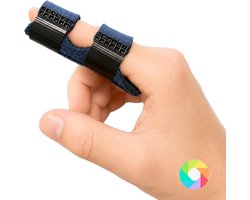 Vingerspalk marine blauw verkrijgbaar in 6 kleuren - vingerbrace - vingerspalken - vinger splint - mallet vingerspalk - triggerfinger spalk