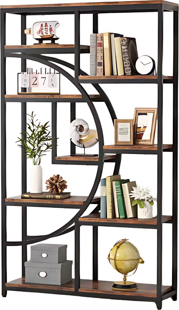 Boekenkast 30 cm Bruin - Hout, Boekenrek en 5 lagen - Voor Dagelijks Gebruik, Thuis en Professioneel Gebruik