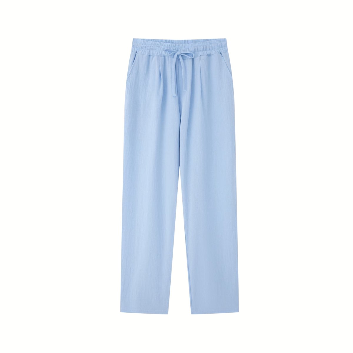 Currero Linnen Broek Heren - Zomerbroek - Volwassenen - Lange Broek - Pantalon - Strandbroek - Zomer - Ibiza Stijl - Hemelsblauw XXXL