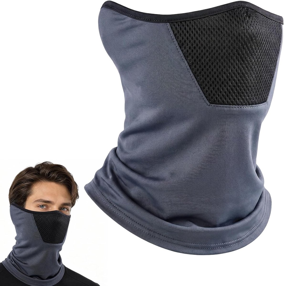Verkoelende zomerhalsdoek voor heren, ademend en lichtgewicht, ideaal voor motorfiets, fietsen en hardlopen met UV-bescherming en stofdichtheid