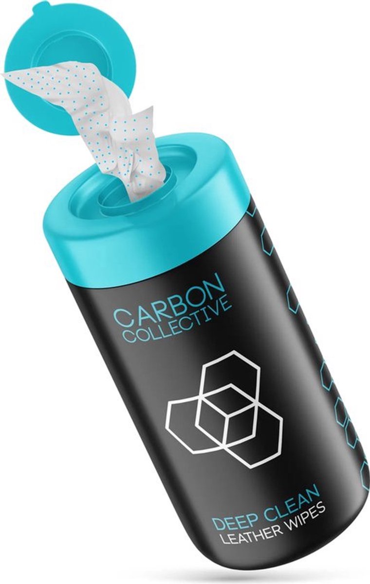 CARBON COLLECTIVE - Leather Wipes Tube - 40 Items - 2024 Version