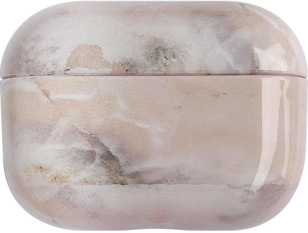 Mobigear Hoesje geschikt voor Apple AirPods Pro 2 Hardcase Hoesje | Mobigear Marble - Roze