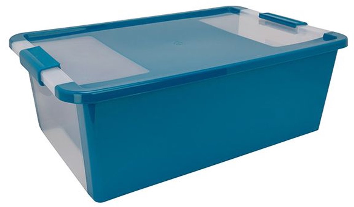 Bi-box Opbergbox M Petrol 26l 55x35x H19cm