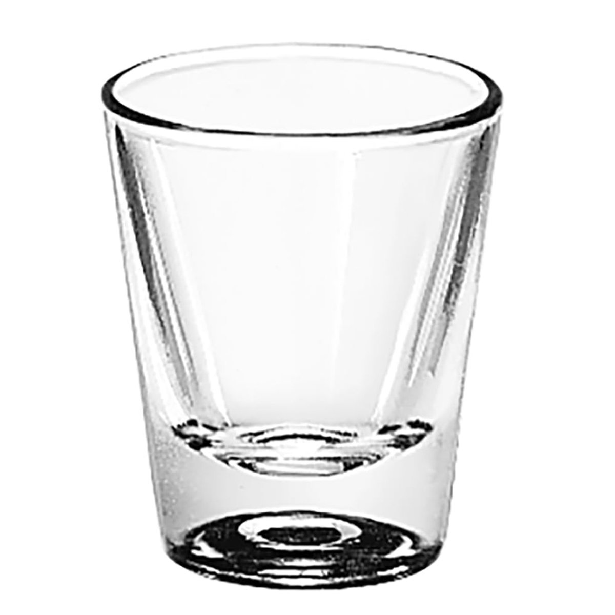 Libbey Shotglazen - Shotglazen Set - Ster Reliëf - Transparant Glas - Vaatwasserbestendig - 37 ml - 12 stuks