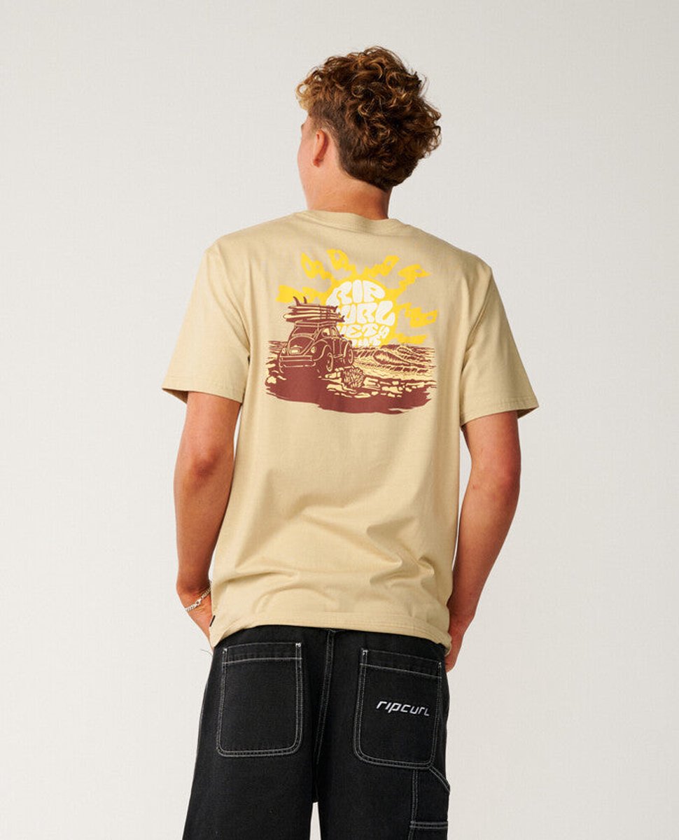 Rip Curl Surf Trip Tee - Khaki Sand