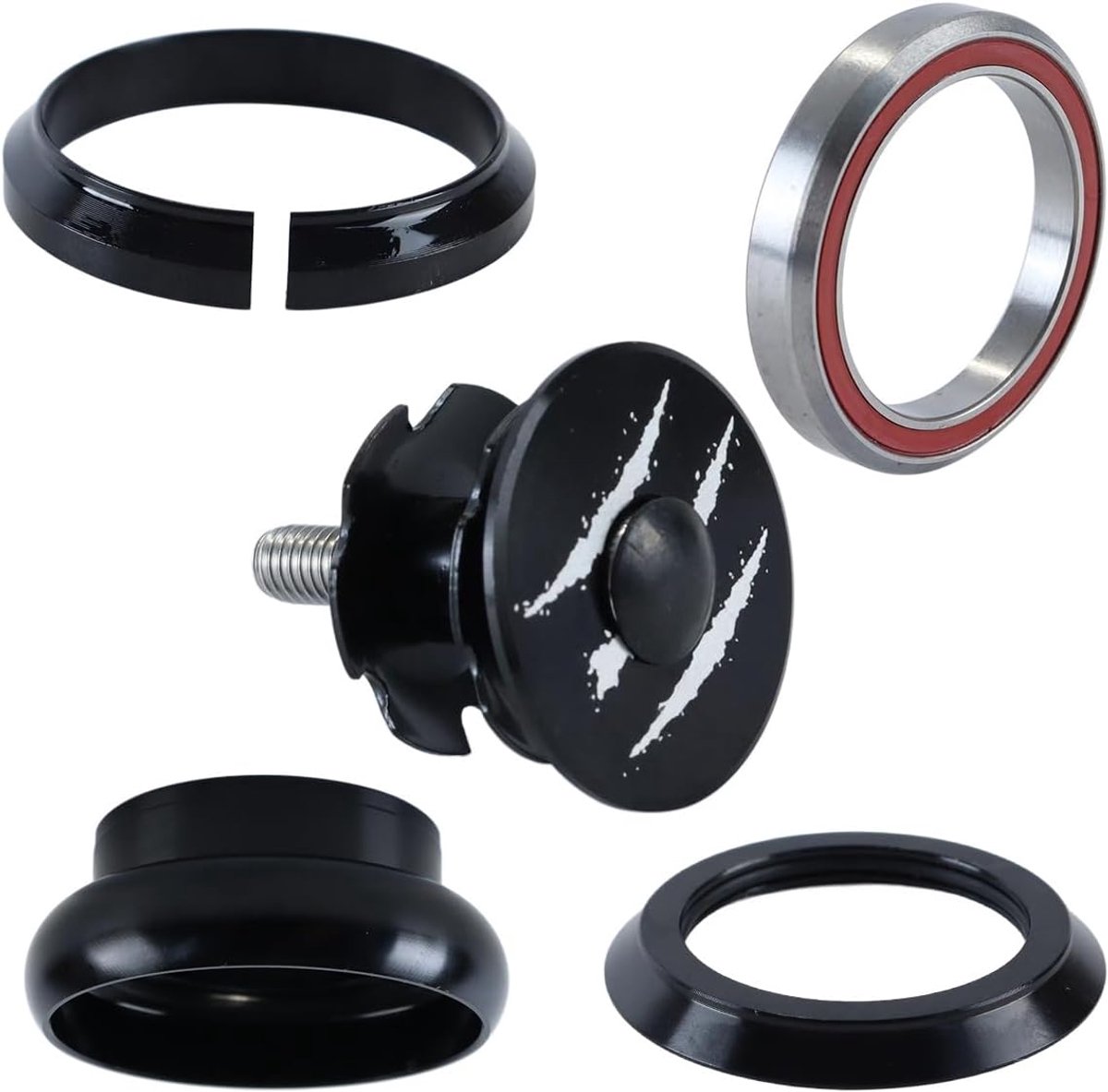 34/34mm Fiets Headset EC34 Externe Cup Afgedichte Lagers voor MTB Racefiets Frame Upgrade Hoge Sterke Aluminiumlegering