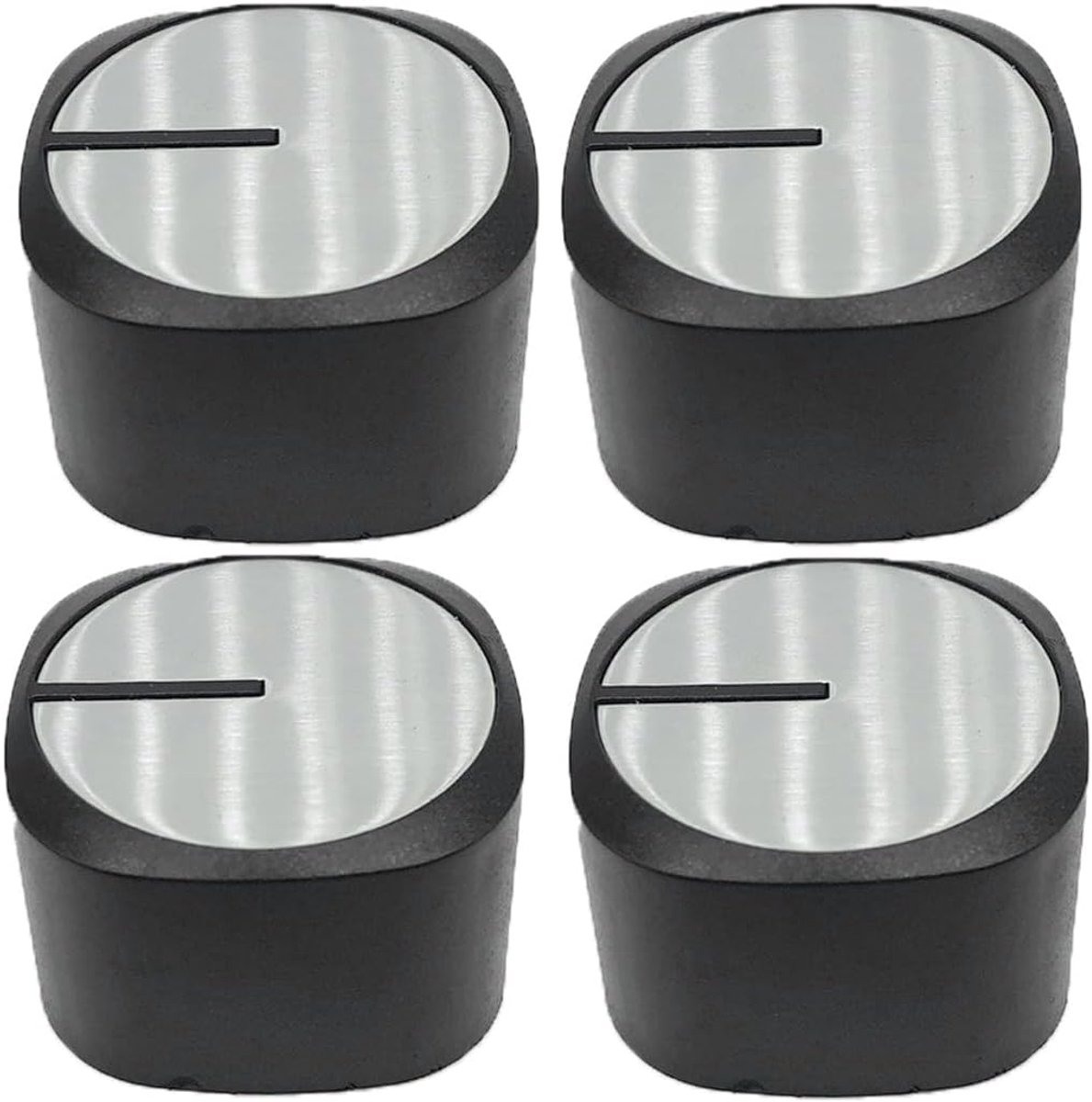 4 stuks controleknoppen 6 mm, keukengrepen, gasfornuisknoppen, keukenknop, gaskookgreep, keukenknoppen voor alle ovenmerken