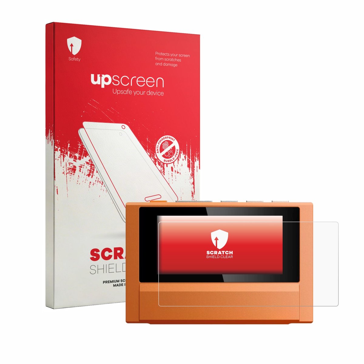 upscreen - Screenprotector voor FiiO SnowSky Echo - Folie Beschermfolie transparant