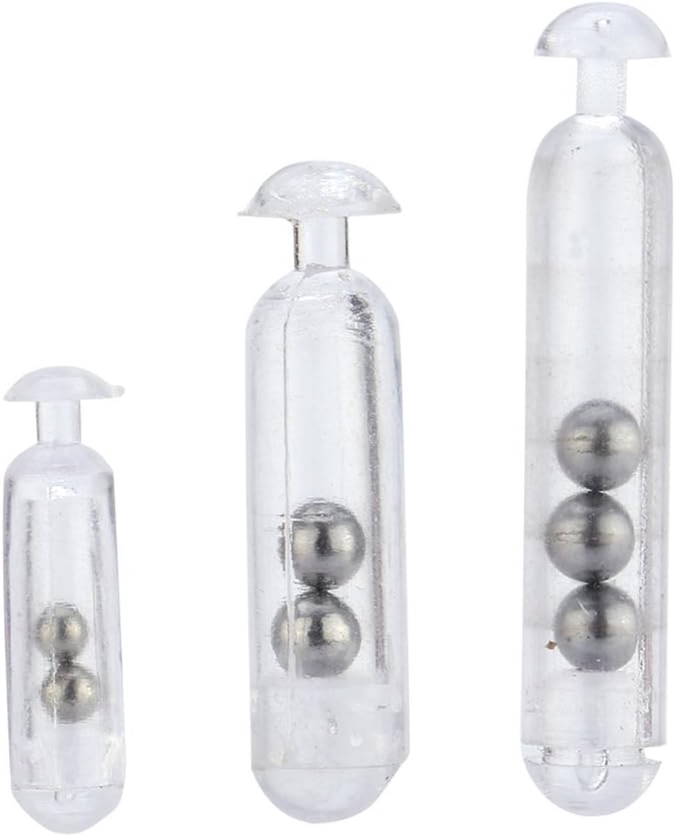 Visaas, 30 stuks, transparant aas, kunstmatige PE-visrammelaars, schudden, visaas, inzetbuis, visaccessoires voor vers zout water