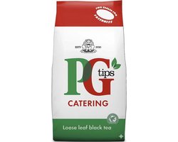 PG Tips 1 x 1,5 kg Premium Losse Zwarte Thee - Horeca Voordeelverpakking - 1,5 kg Totaal - Hoogwaardige Kwaliteit Ideal voor Catering & Grootverbruik met Kajal Sticker