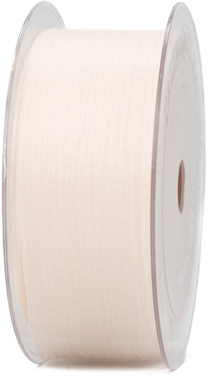 Trouwlint - cadeaulint - 40 mm x 20 meter - crème