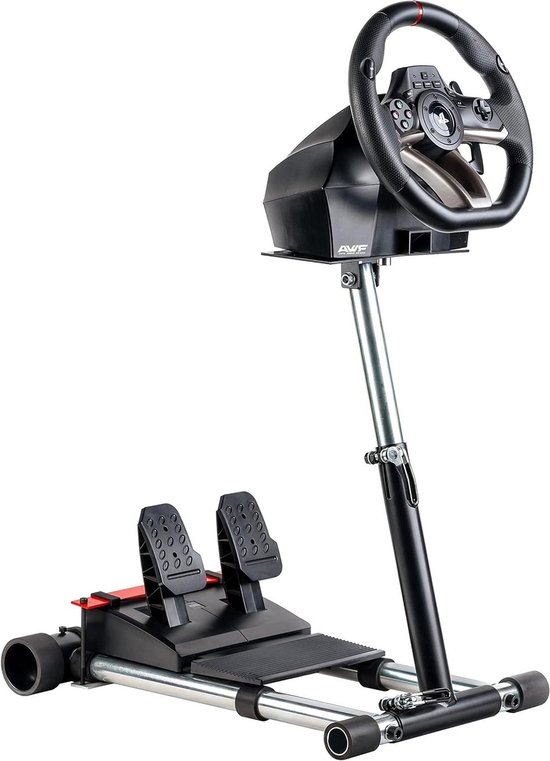 Stuurwiel Standaard - Pedaalhouder - Race Simulators - Traploos Verstelbaar - 58 cm - Zwart — afbeelding 2