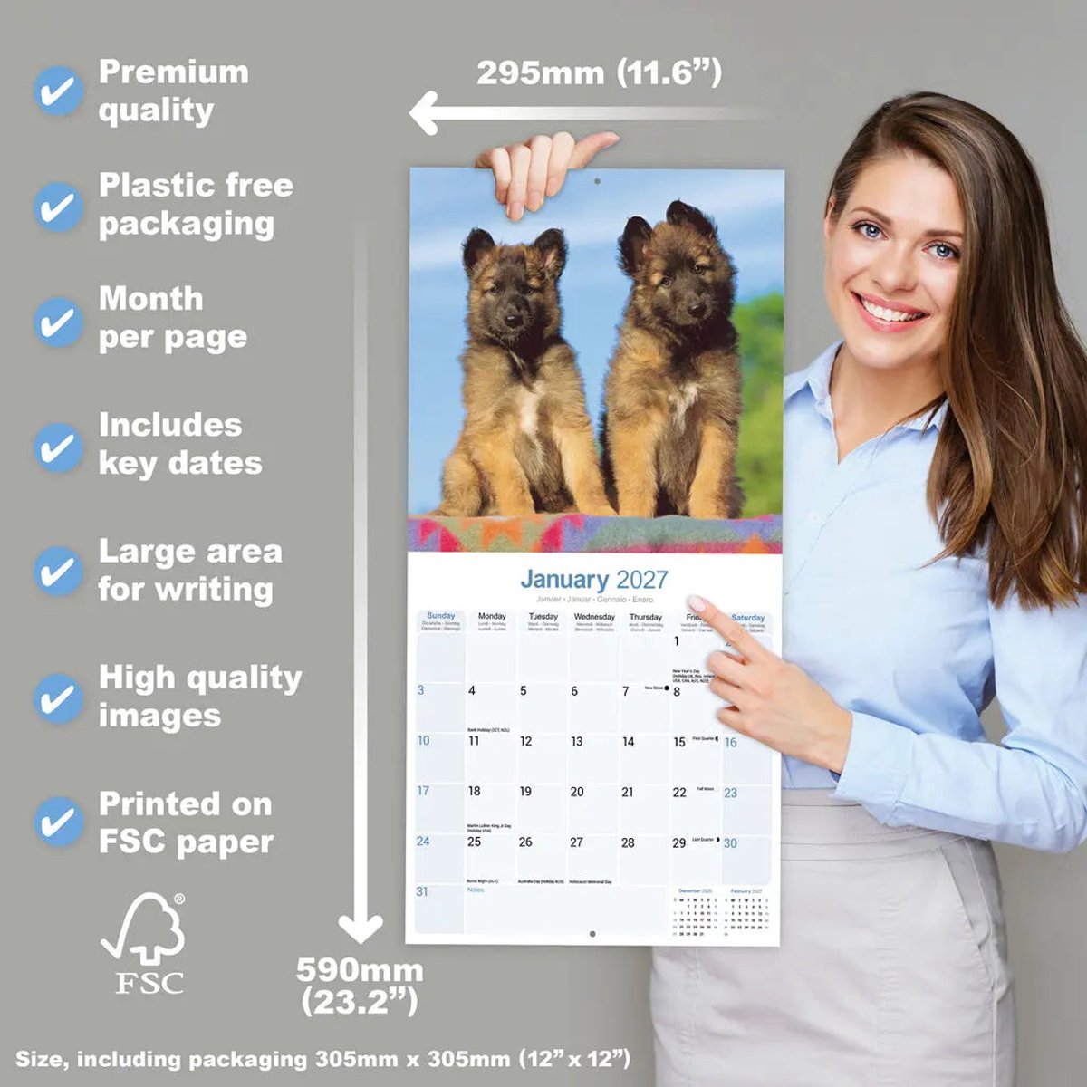 Belgische Herder Kalender 2027