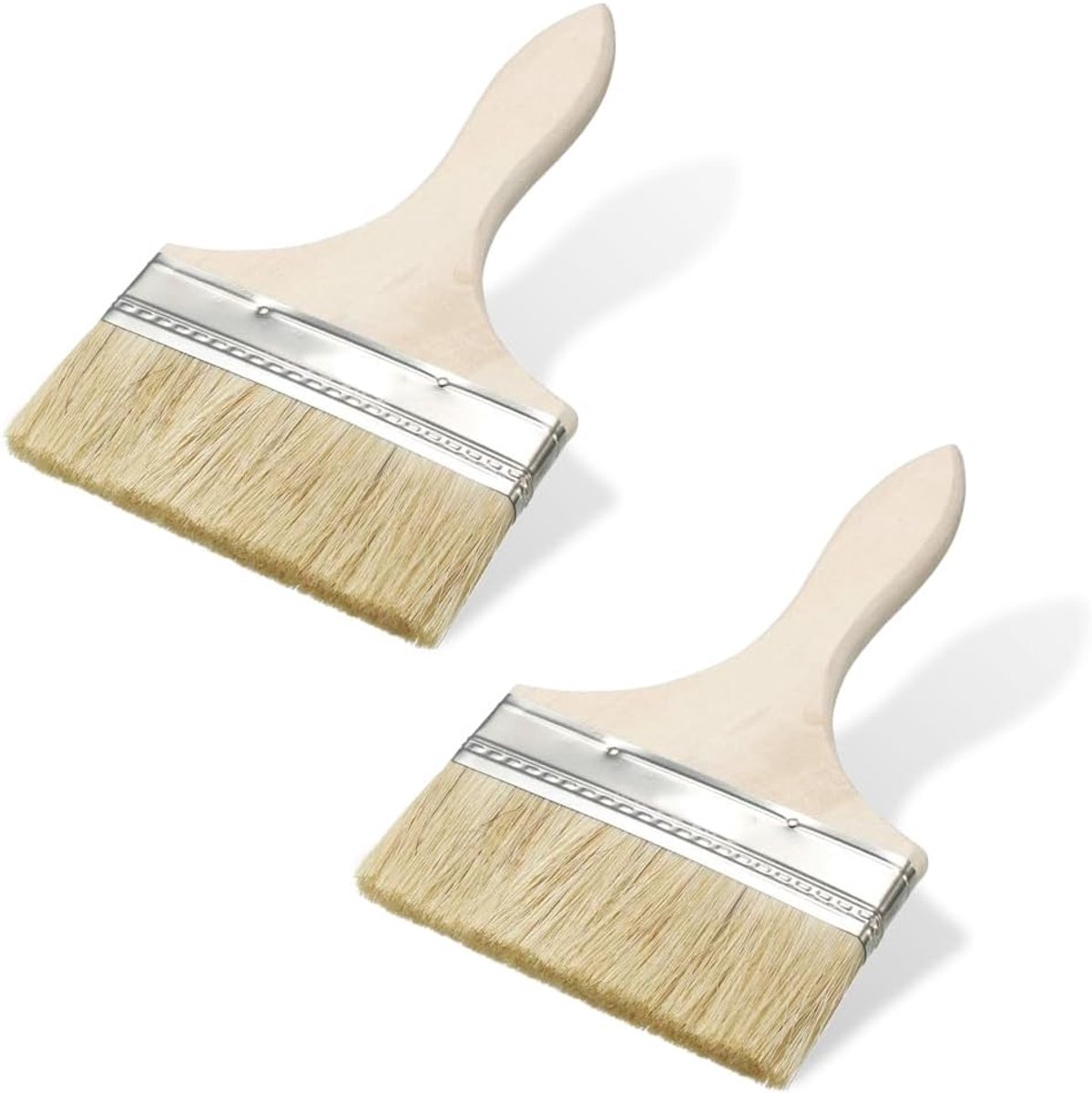 2 penselen voor muurschildering, 100 mm, grote penselen voor muurschildering, penseel voor verf, muurbehandeling