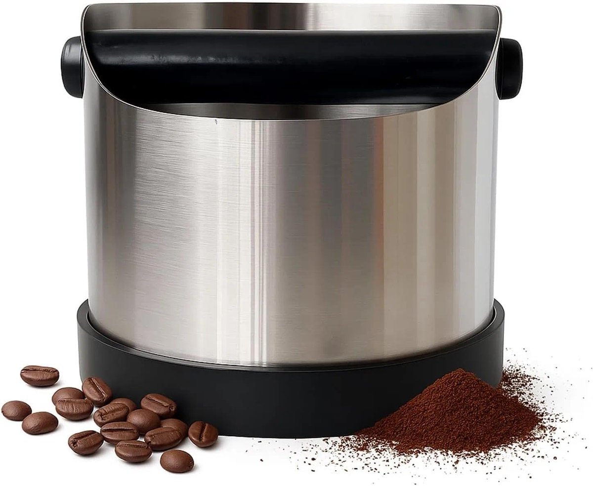 koffieknock-box, afklophouder voor zeefdrager, koffiemachine, afslagcontainer met afneembare klophendel, geschikt voor kantoor, restaurant, keuken, café, 700ML