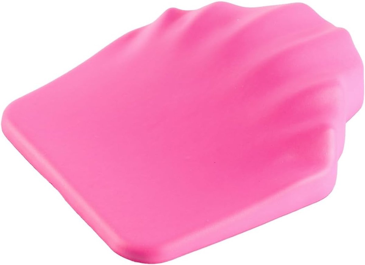Manicurekussen - Roze - 172 x 32 x 142 mm - Antislippolsondersteuning voor Nageldesign en Doe-Het-Zelf Manicure