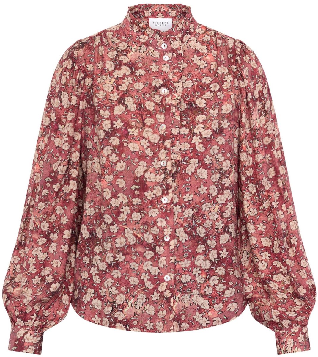 SisterS point Blouse Virsa Sh16 20277 Rose Flower Dames Maat - XL