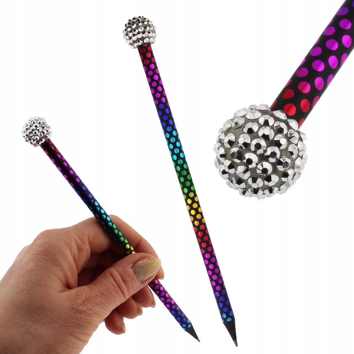 Holografische Potlood met Diamant Bal - Ideaal voor School & Kantoor