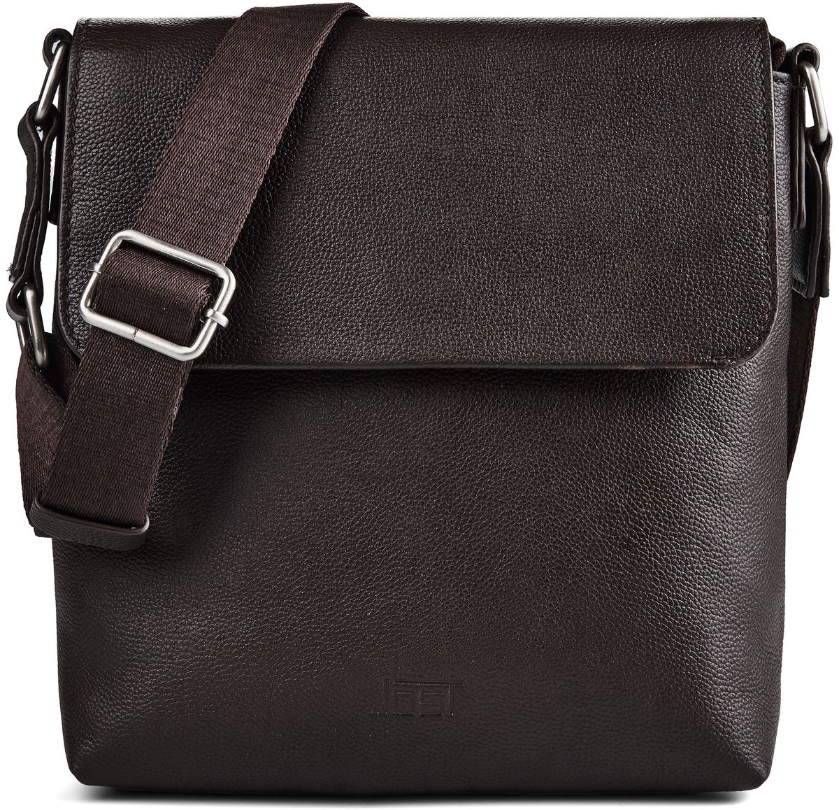 JOST Leren schoudertas Lysa Shoulder Bag Brown donkerbruin