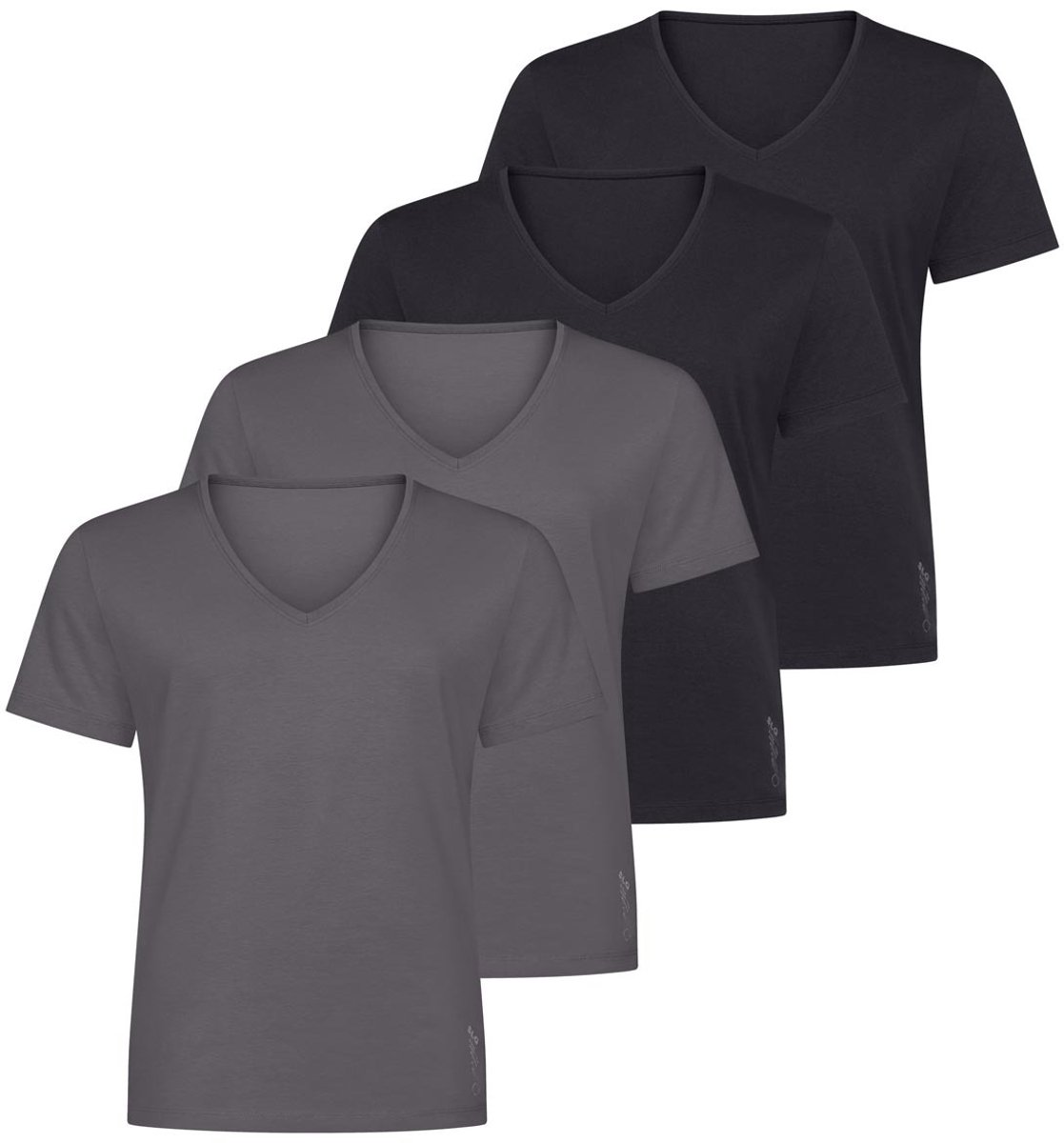 sloggi Heren onder t-shirts 4 pack SLG Base