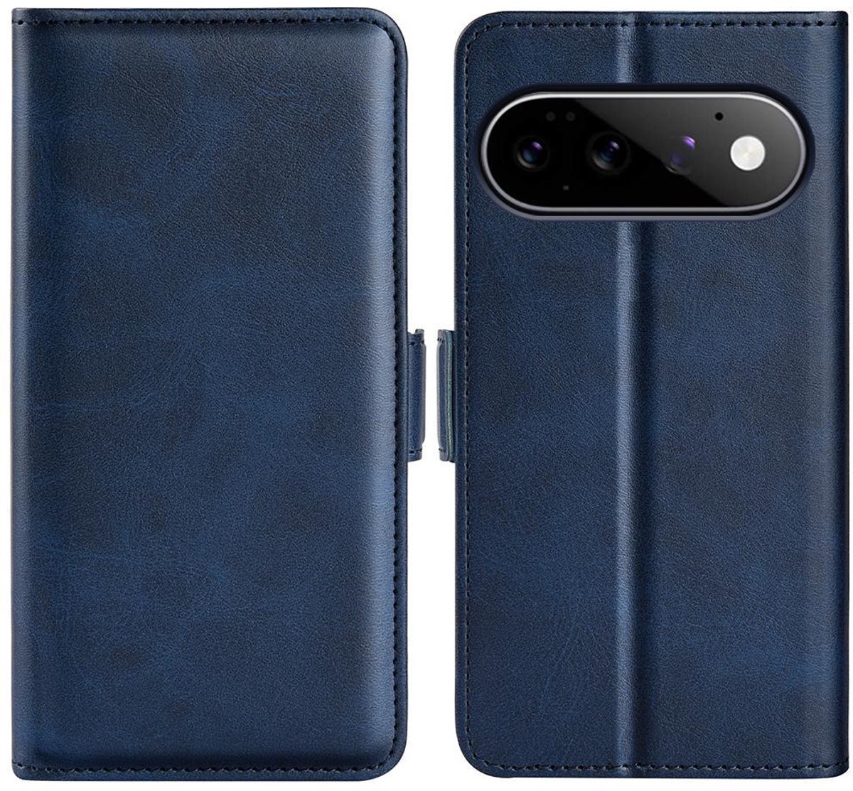 Mobigear Telefoonhoesje geschikt voor Google Pixel 11 Hoesje | Mobigear Slim Magnet Bookcase Portemonnee | Pasjeshouder voor 3 Pasjes | Telefoonhoesje voor Pinpas / OV Kaart / Rijbewijs - Donkerblauw