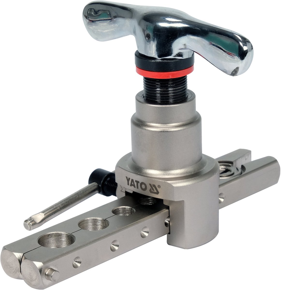 Professionele Handmatige Pijpuitzetter & Felsset – 5 t/m 19 mm – Voor Stalen, Koperen & Aluminium Leidingen – 90° Kraag