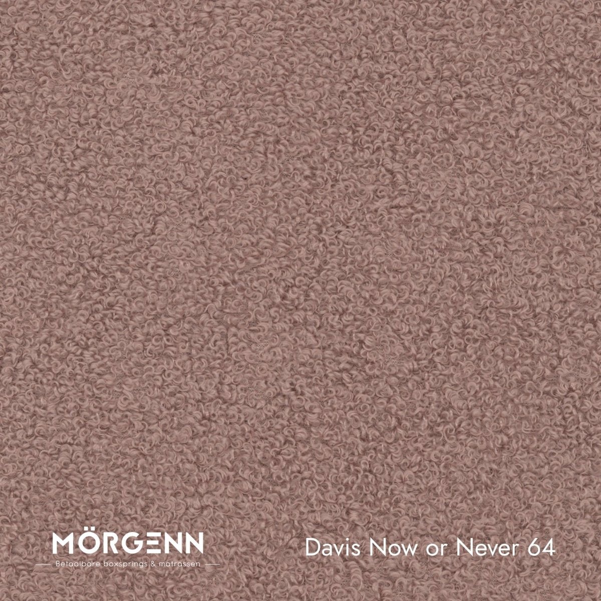 Mörgenn Davis Now or Never Stofstaal - Bouclé Stof voor Boxspring en Bed - 64