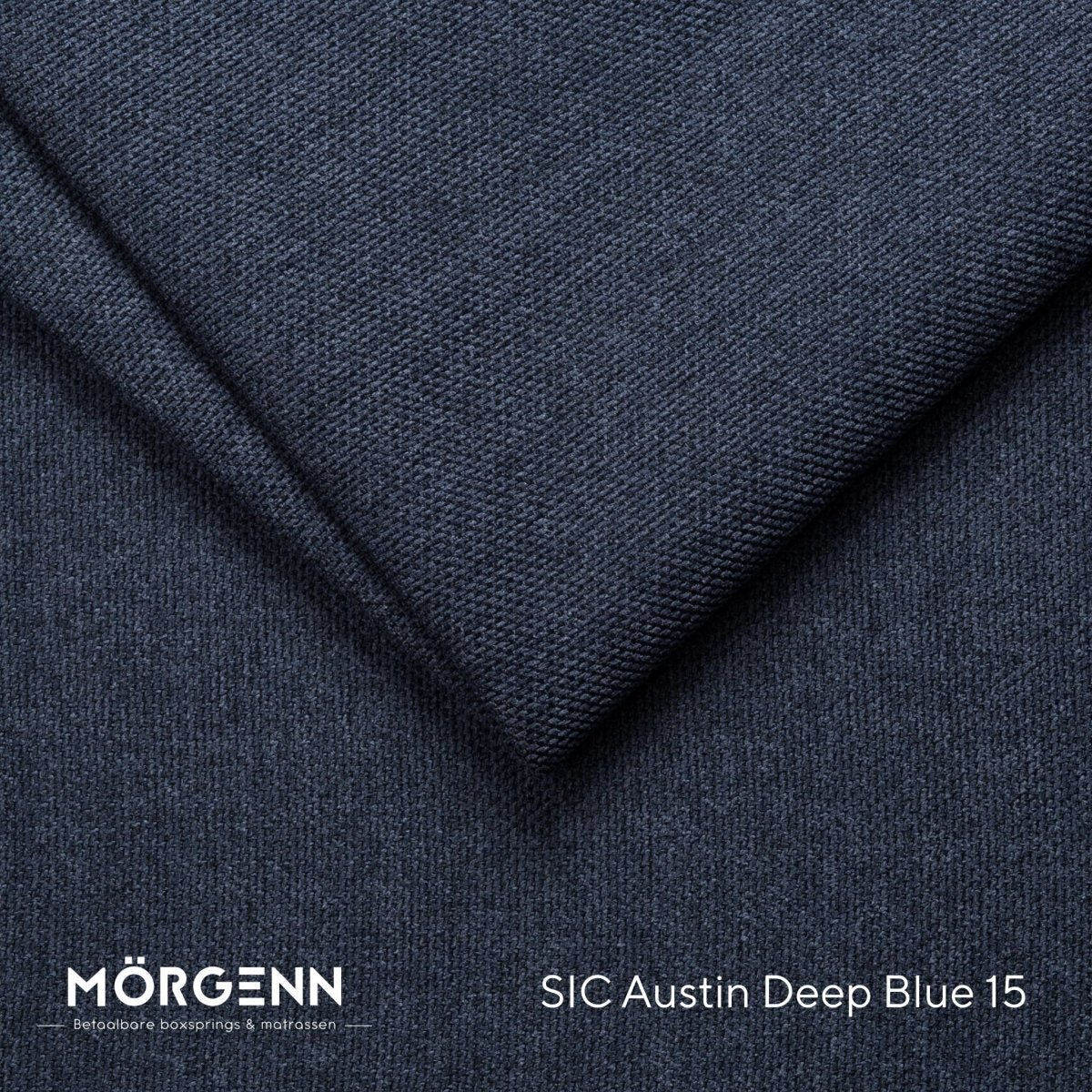 Mörgenn SIC Austin Stofstaal - Meubelstof voor Boxspring en Bed - Deep Blue 15