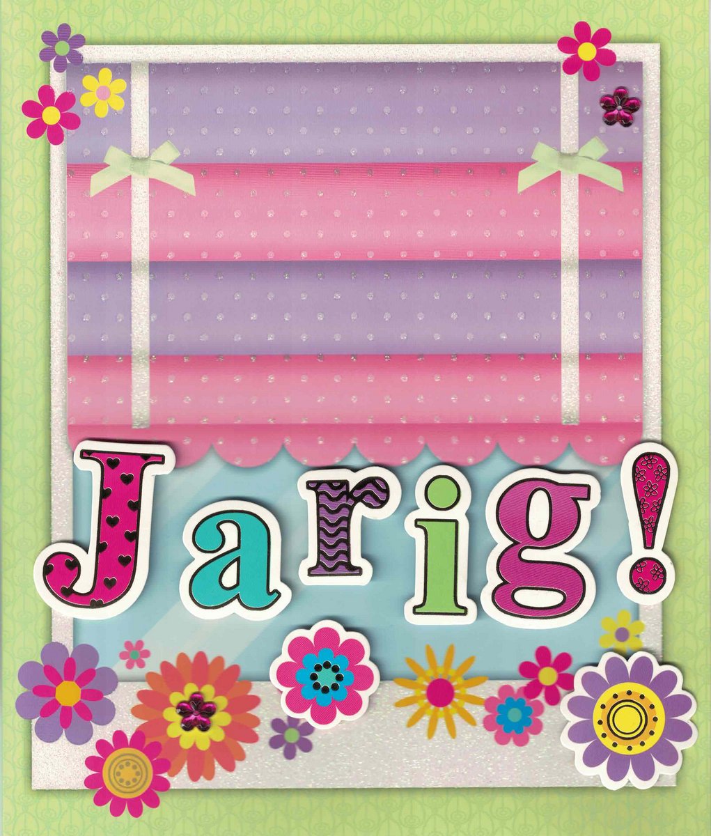Grote wenskaart - wenskaart - verjaardag - van harte gefeliciteerd - verjaardag vrouw - jarig - van harte