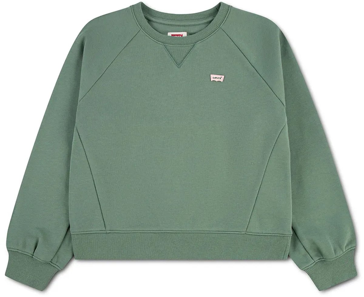 Levi´s ® Kids Meet And Greet Crew Sweatshirt Groen 8 Years Meisje