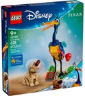 LEGO Disney Pixar 43290 Kevin & Dug : Dug avec collerette, Kevin l'oiseau et un ballon rouge. 628 pièces.
