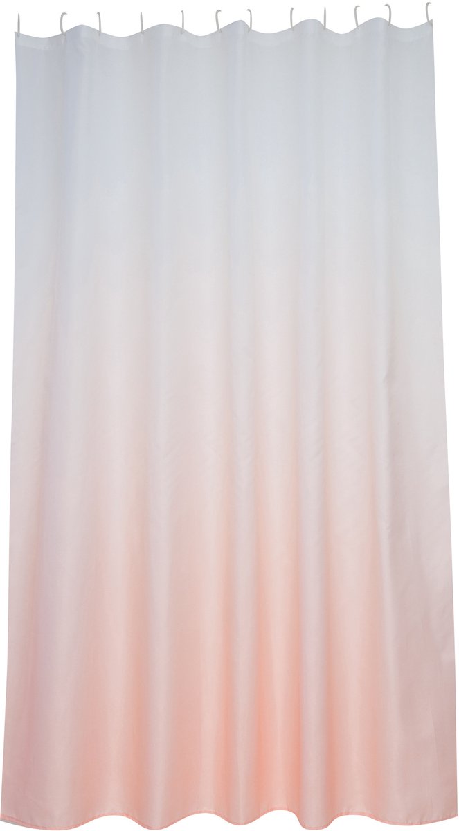 MSV Sugar Rosa Douchegordijn Anti-Schimmel Antibacterieel - Polyester Douchegordijnen Roze - 180 x 200 cm