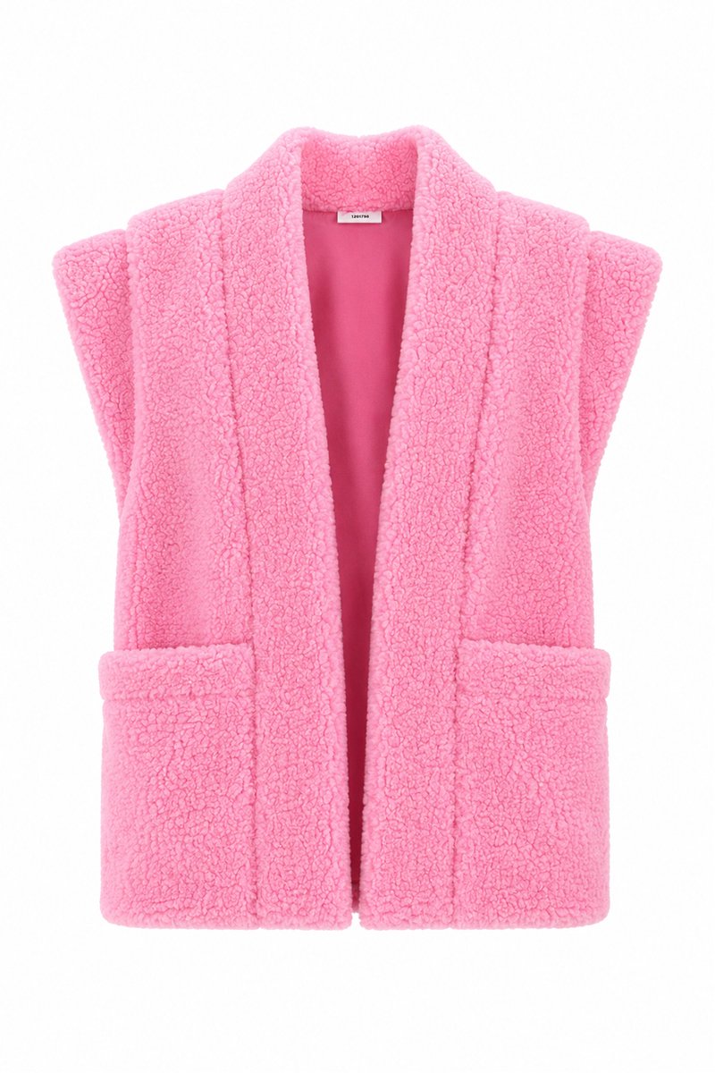 B.Nosy Y607-5023 meisjes gilet roze - Maat 134-140