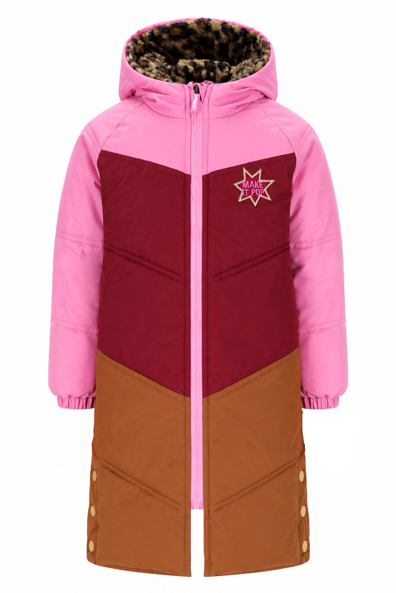 B.Nosy Y608-5211 Jas meisjes roze - Maat 116