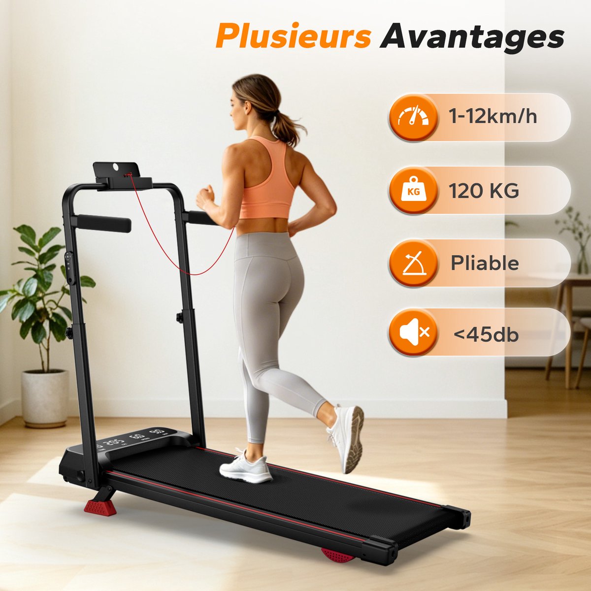 CHENLIANG HUANG SARL PULSE360 Elektrische inklapbare loopband thumbnail 5