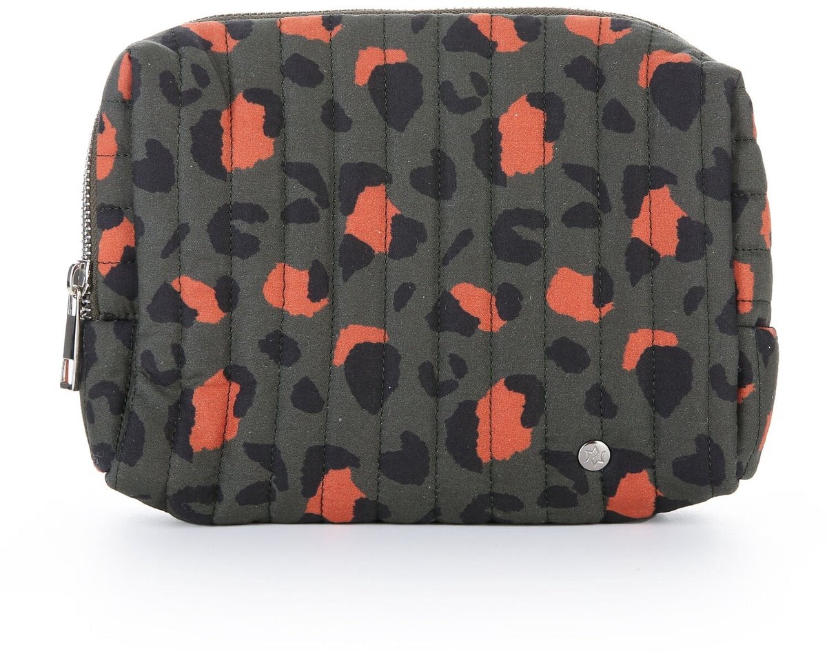 Sunset Fashion Make-up tas Army groen 18x15cm