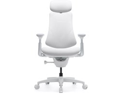 LiberNovo Omni Gen Dynamische ergonomische stoel, zitdiepte 48 cm, stof, wit