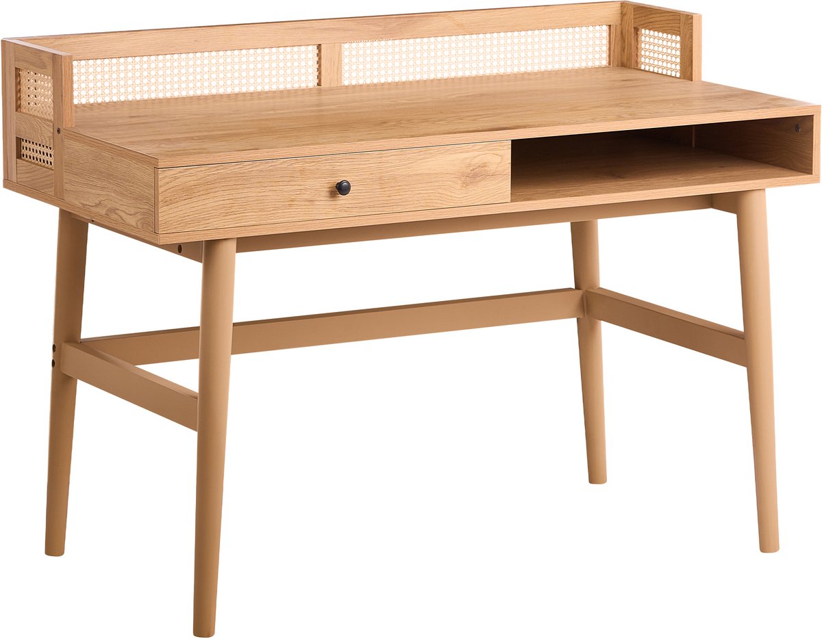 NOVEN - Bureau - Lichtbruin - 120 x 60 cm - MDF