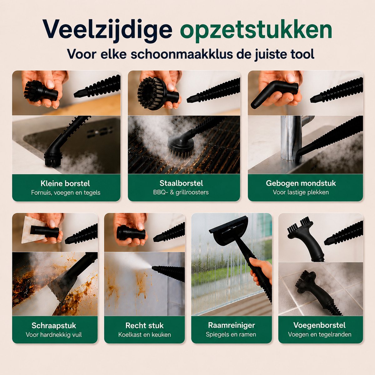 Kyce 13 in 1 Stoomreiniger - Handstoomreiniger thumbnail 6