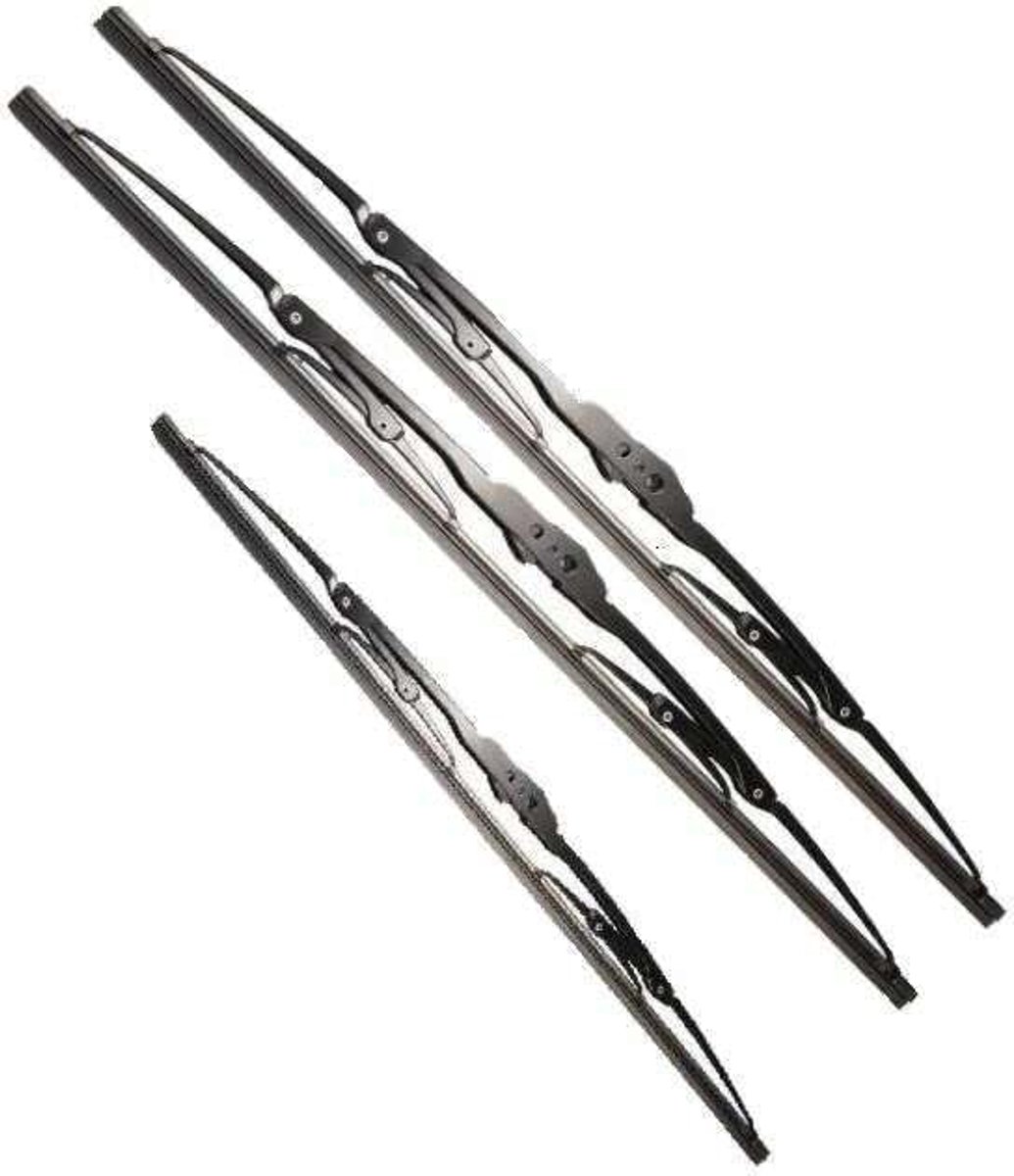 Ruitenwissers voor + achter, compatibel met Seat Ibiza | type 6K 6L | BJ 1993-2008 (set van 3: 475 mm / 350 mm / 525 mm)