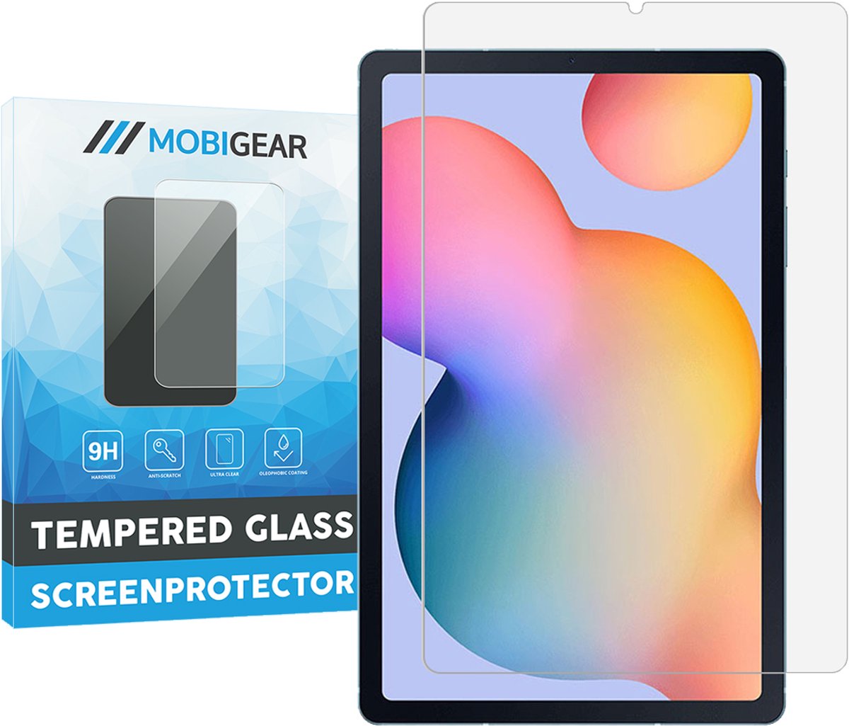 Mobigear Screenprotector geschikt voor Samsung Galaxy Tab S6 Lite Glazen | Mobigear Screenprotector - Case Friendly