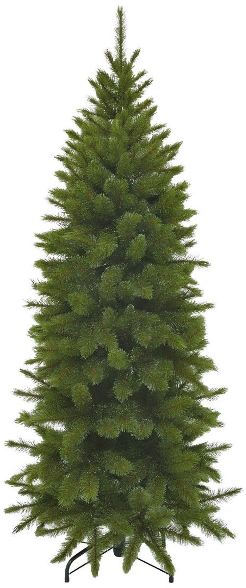 Triumph Tree Bristlecone Fir Pilar - Smalle Kerstboom voor Kleine Ruimtes - Kerstversiering met Volle Uitstraling - Kunstboom met 752 Dennentakken - H230 x Ø94 cm - Groen