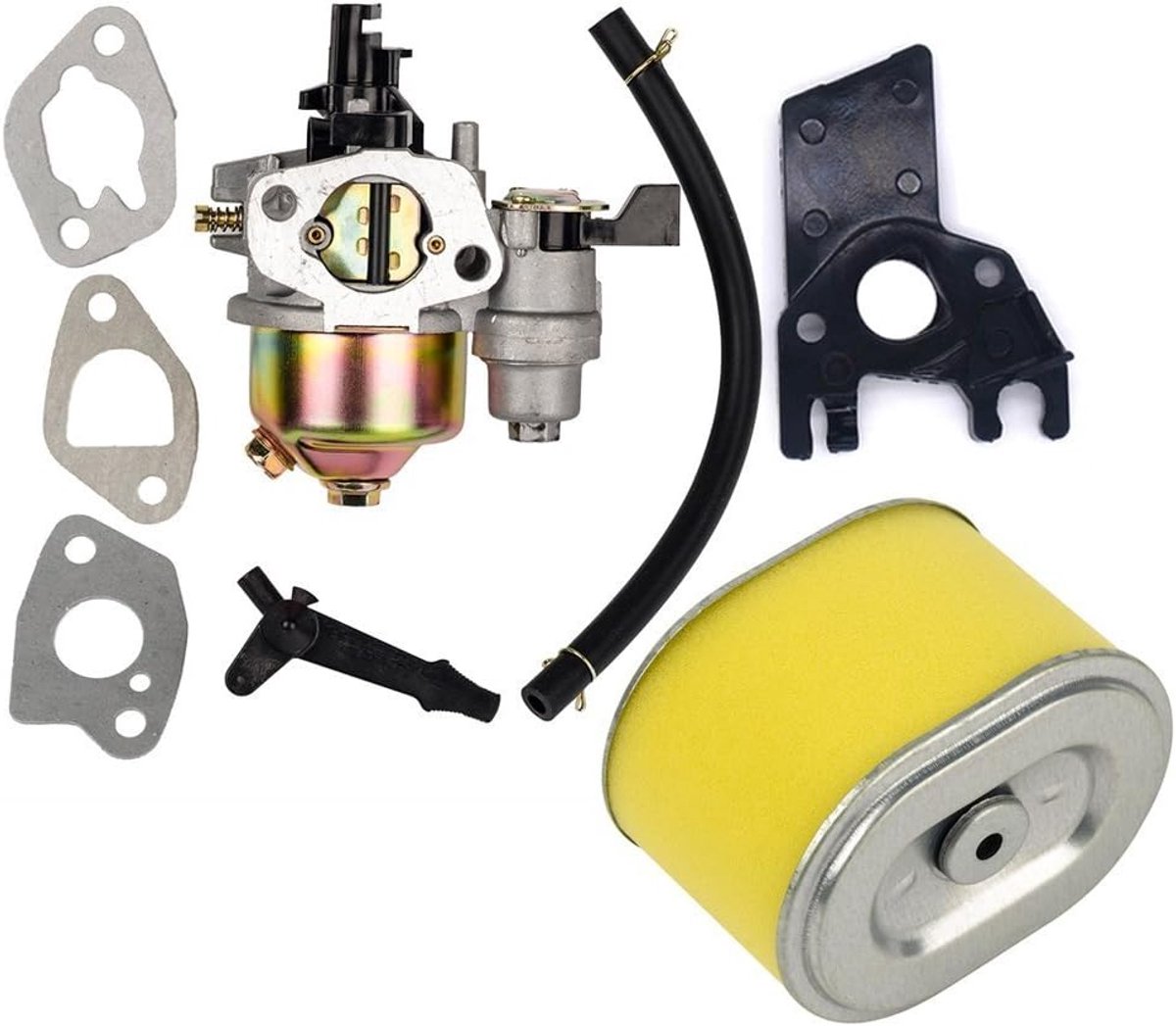 Gemakkelijk Carburateur Luchtfilter Grasmaaier GX140 GX160 GX200 Generator Benzinemotor 6,5 HP Motor