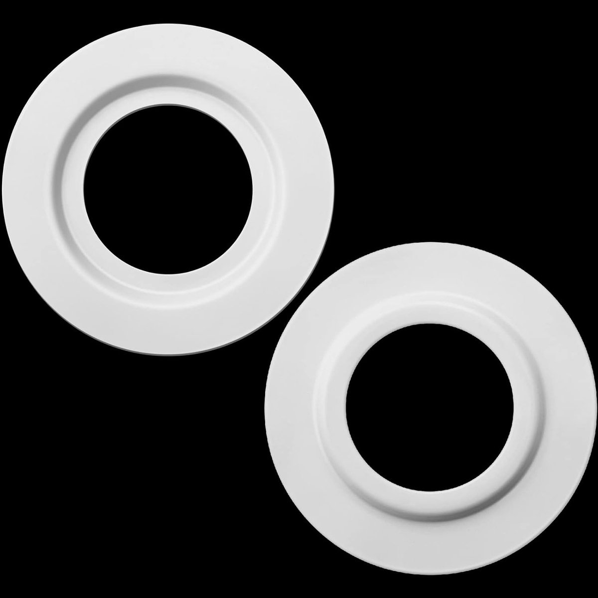 Verloopring voor metalen lampenkap ES/E27 naar BC/B22 plaatlamp, adapterconverter voor lampenwasinstallatie (wit, 2 stuks)