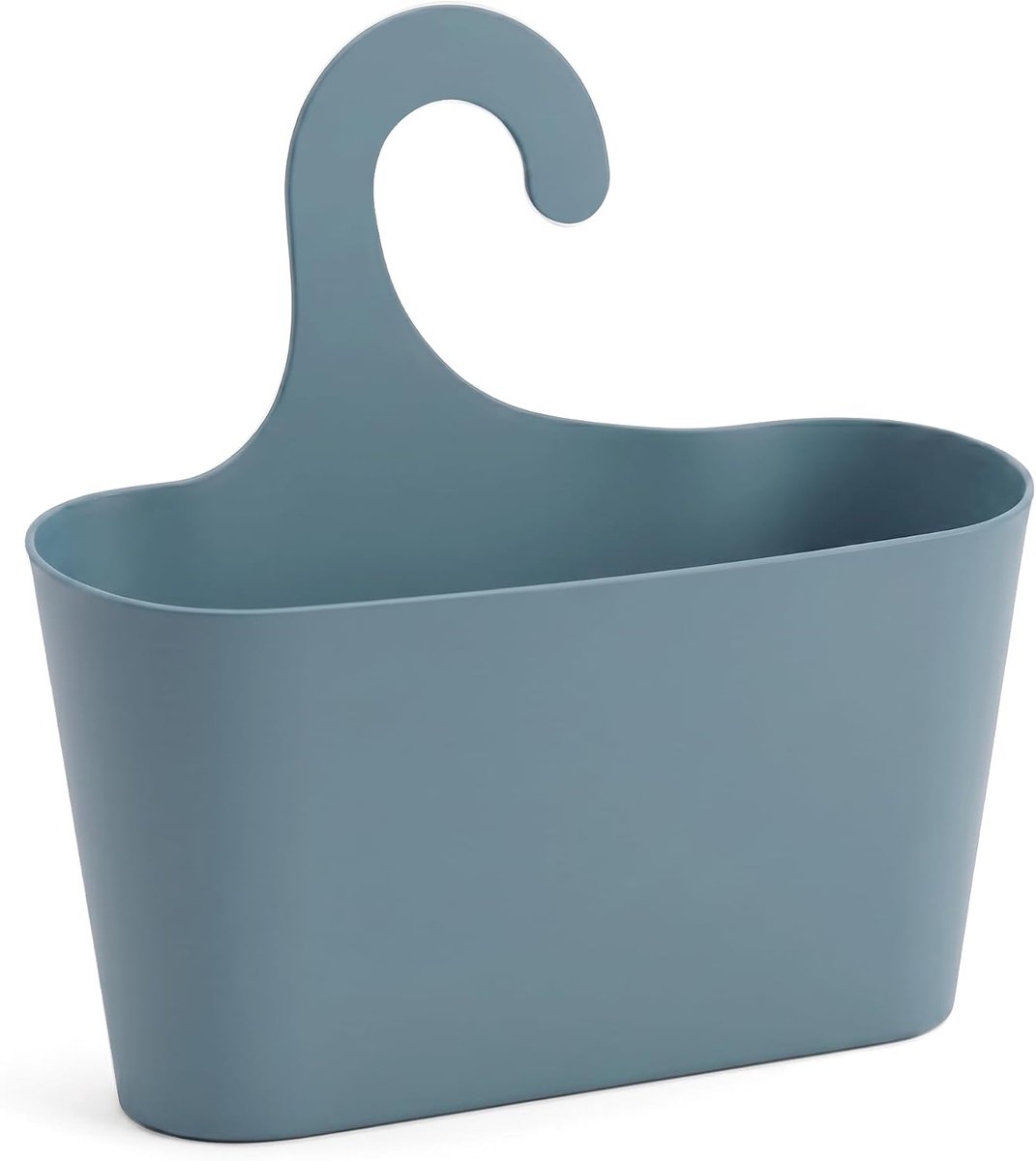 Douchemand met haken om op te hangen, doucheplank, badkamerrek, badkamerrek, hangrek, steel-blue