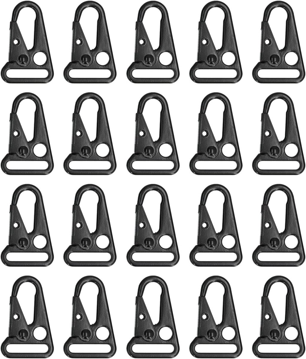20Pcs Sling Snap Haak, Vergrote Mond Clips Haken Sling Sluiting voor Sleutelhanger Outdoor Tas