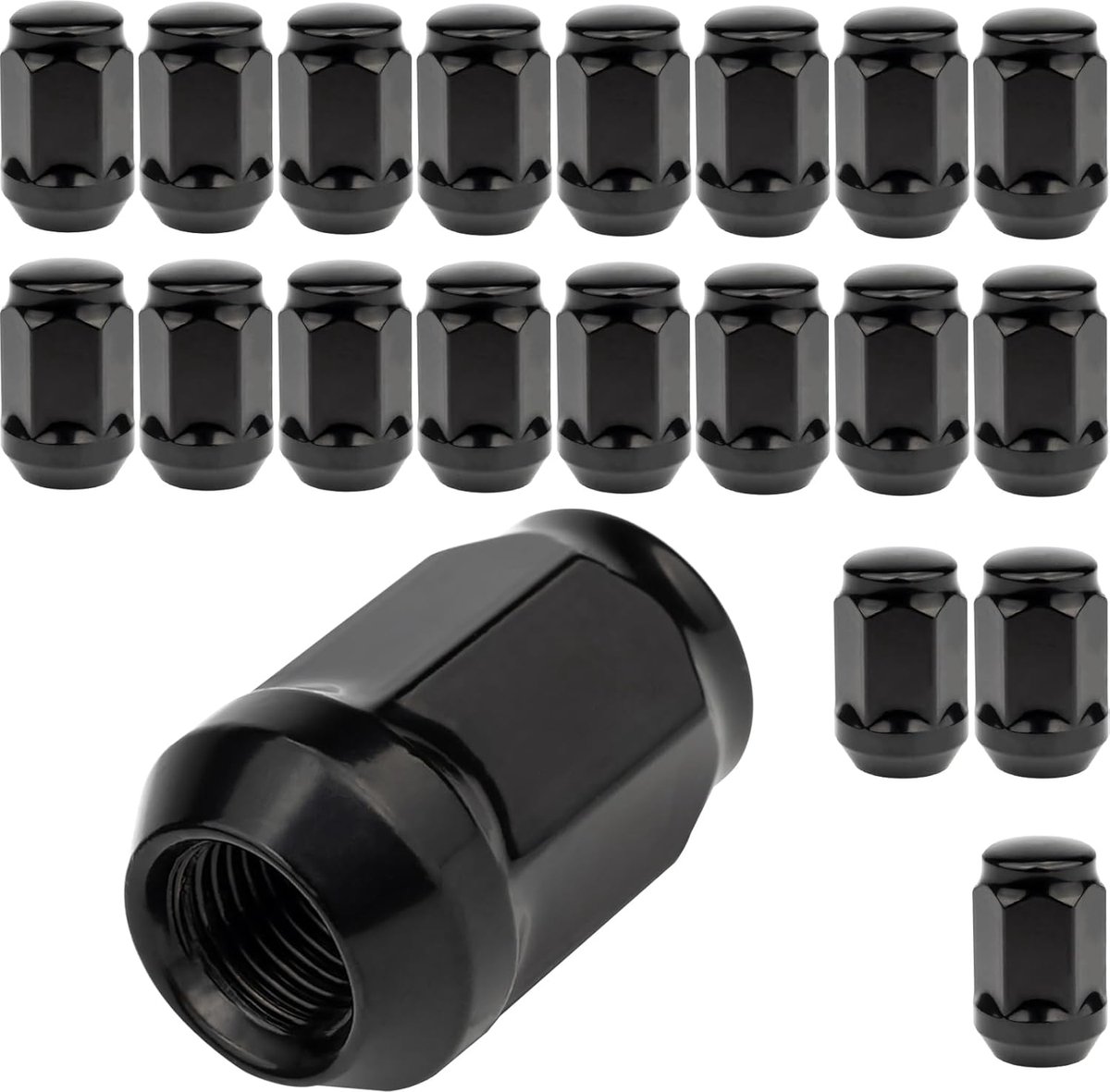 Moeren I M14x1,5 kegelkraag I compatibel met Chrysler 300C, Ford S Max, Galaxy (hoogte 35 mm)