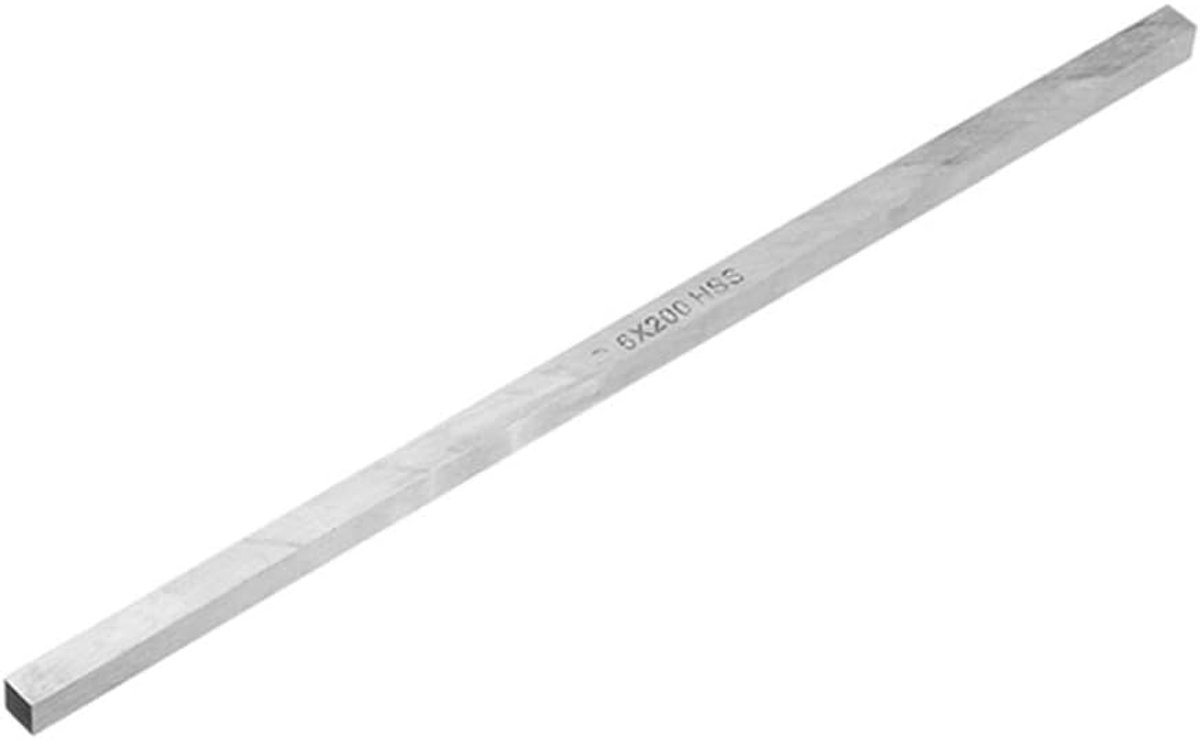 Draaibank Gereedschap Staal, HSS Vierkante Schacht Draaibank Bit Metaalbewerking Draaien Tool (1 Stks - 200 x 5 x 5mm)